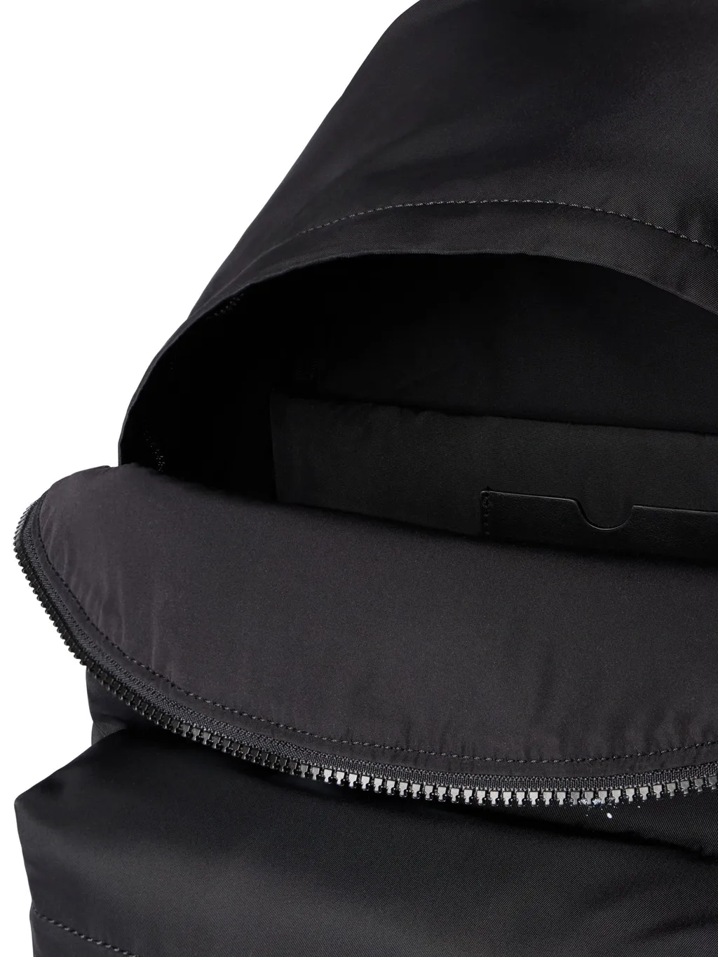 Logo Printed Zip-Up Backpack