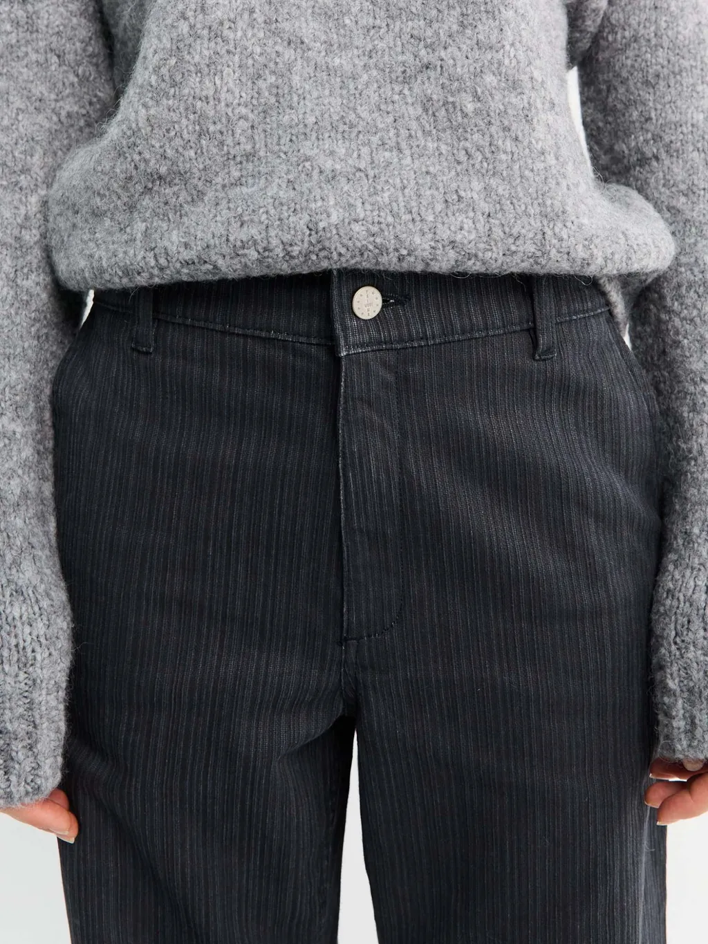 Striped Detail Casual Pants