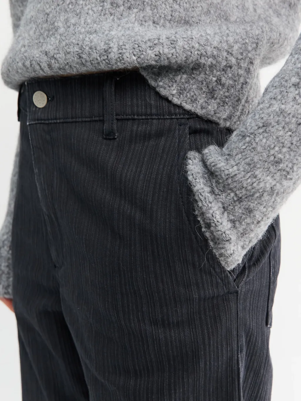 Striped Detail Casual Pants