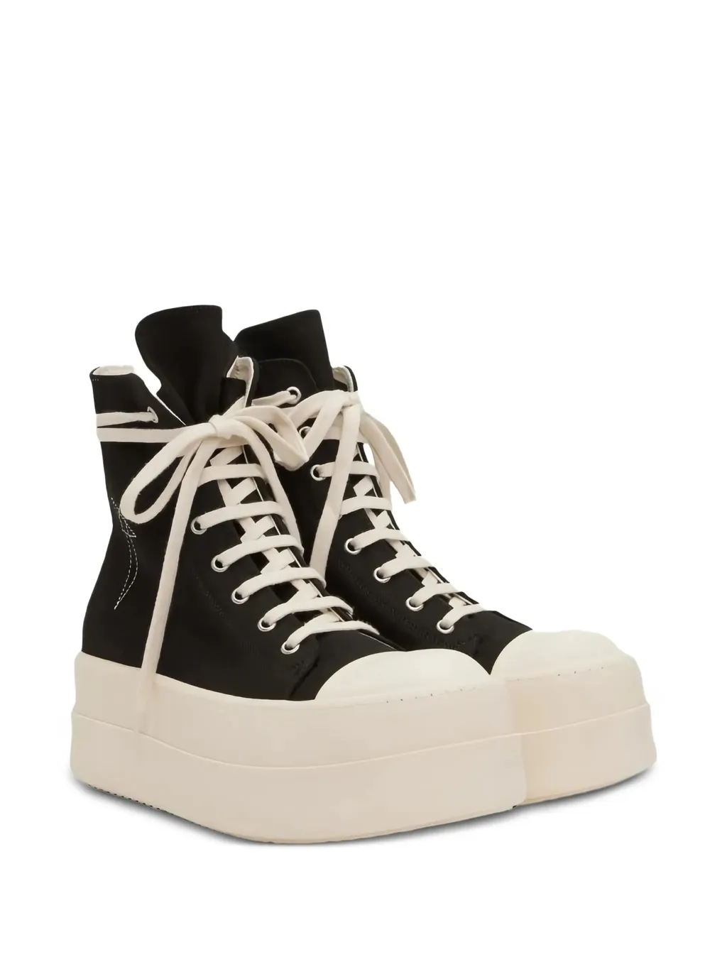 Double Bumper Platform Lace-Up Trainers