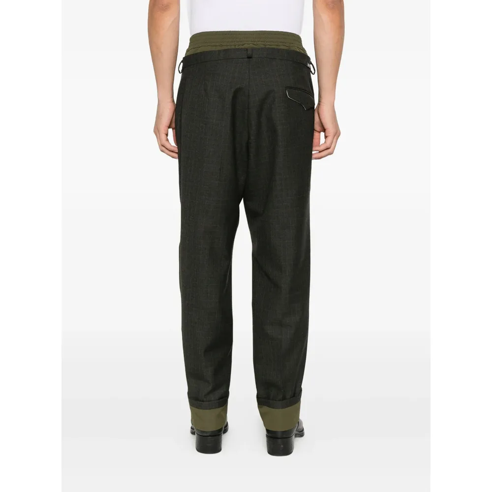 Layered Pleated Trousers