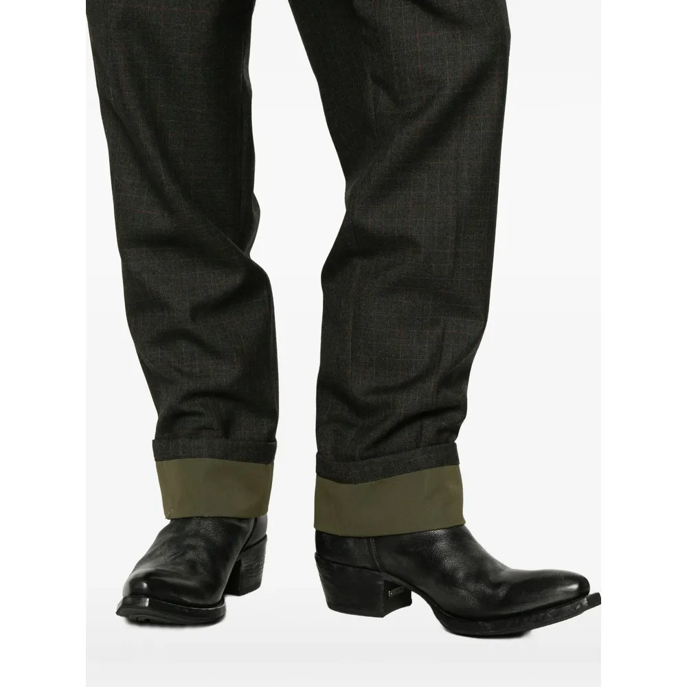 Layered Pleated Trousers