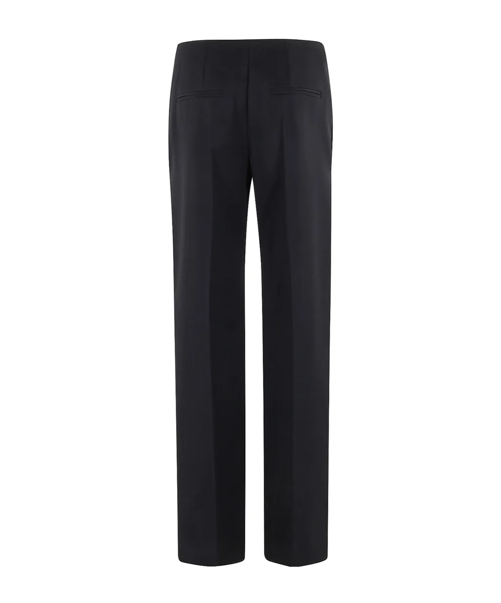 Straight Leg Pleated Pants