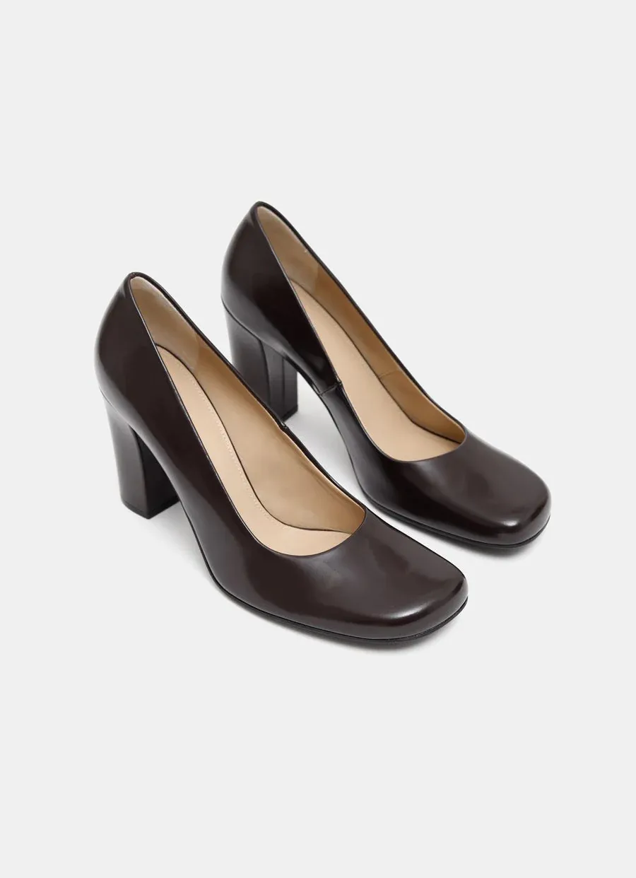 Penelope Block-Heel Pumps