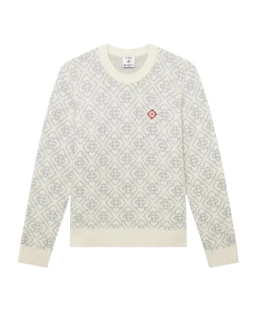 Logo Intarsia Knit Sweater