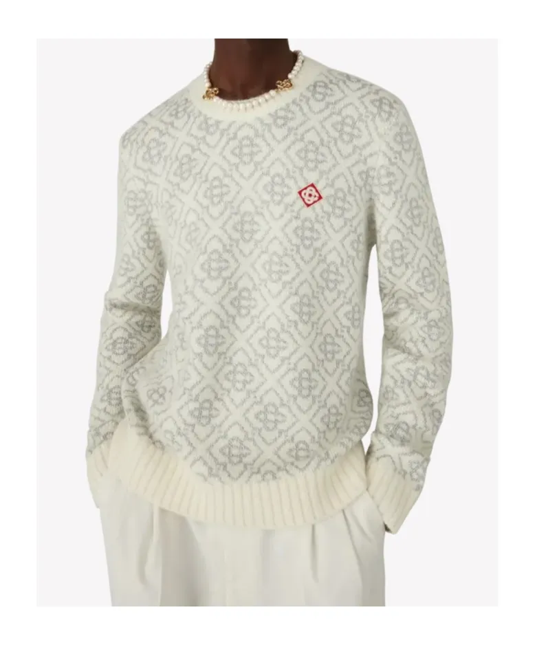 Logo Intarsia Knit Sweater