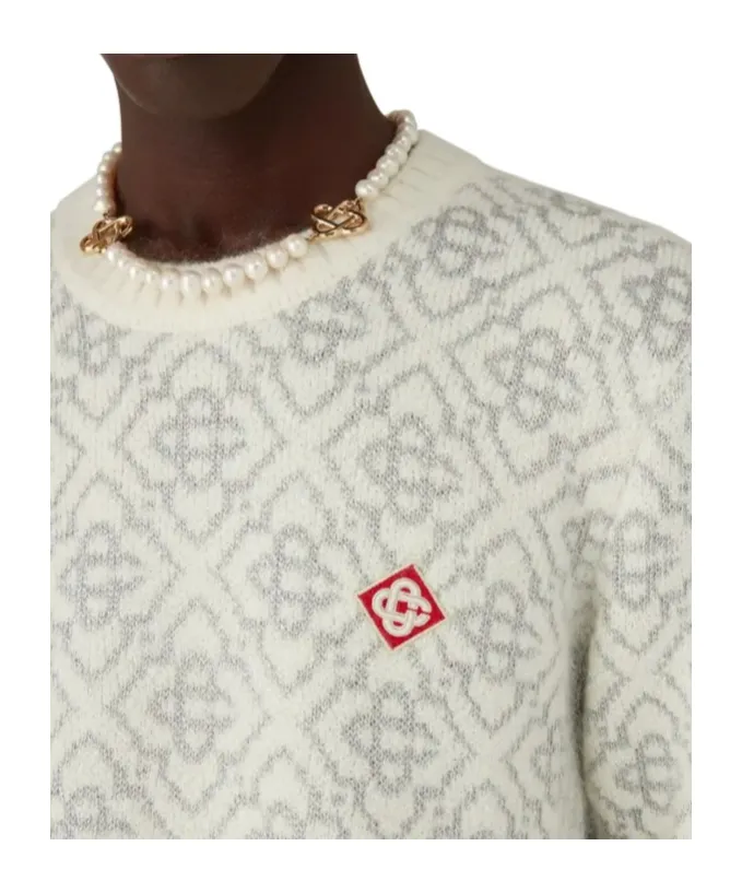 Logo Intarsia Knit Sweater