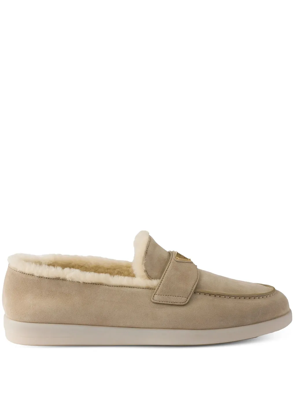Logo Plaque Slip-On Loafers