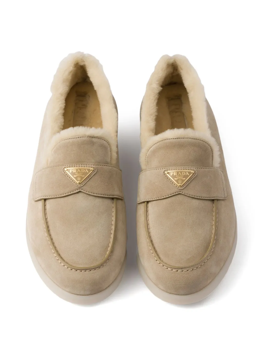 Logo Plaque Slip-On Loafers