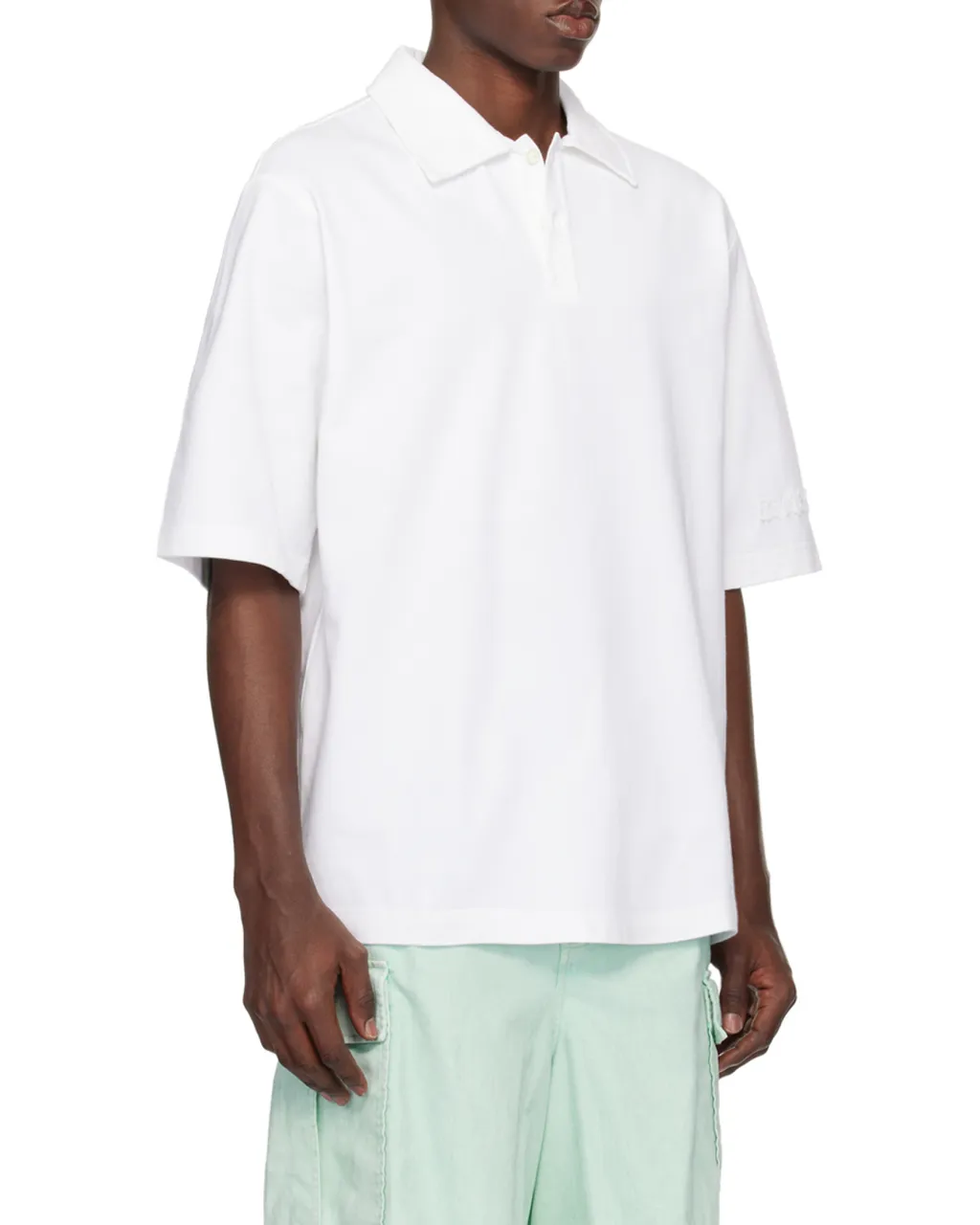Logo Patch Short-Sleeved Polo Shirt