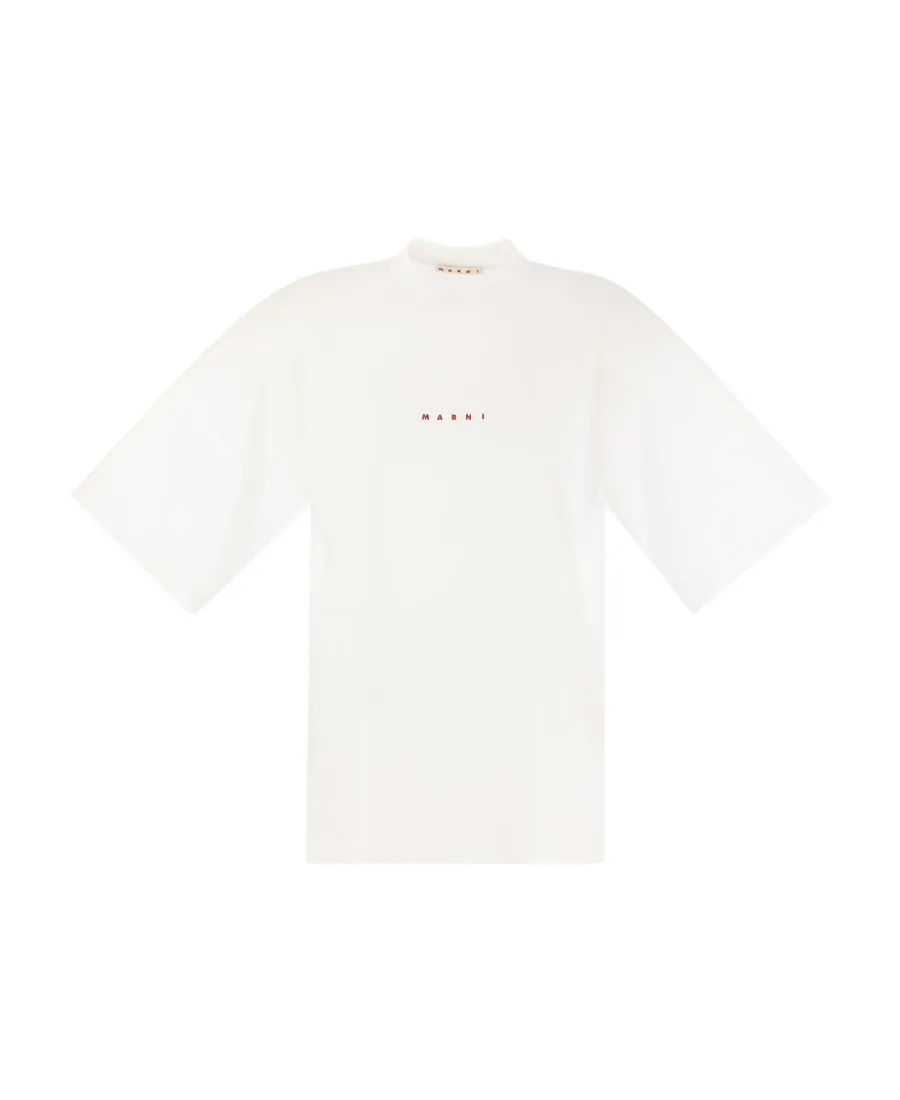 Logo Printed Crewneck T-Shirt