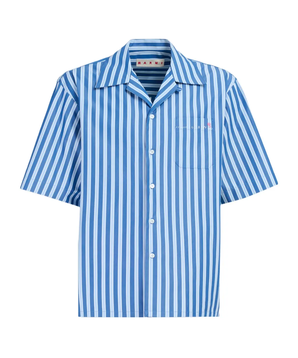 Striped Short-Sleeved Shirt