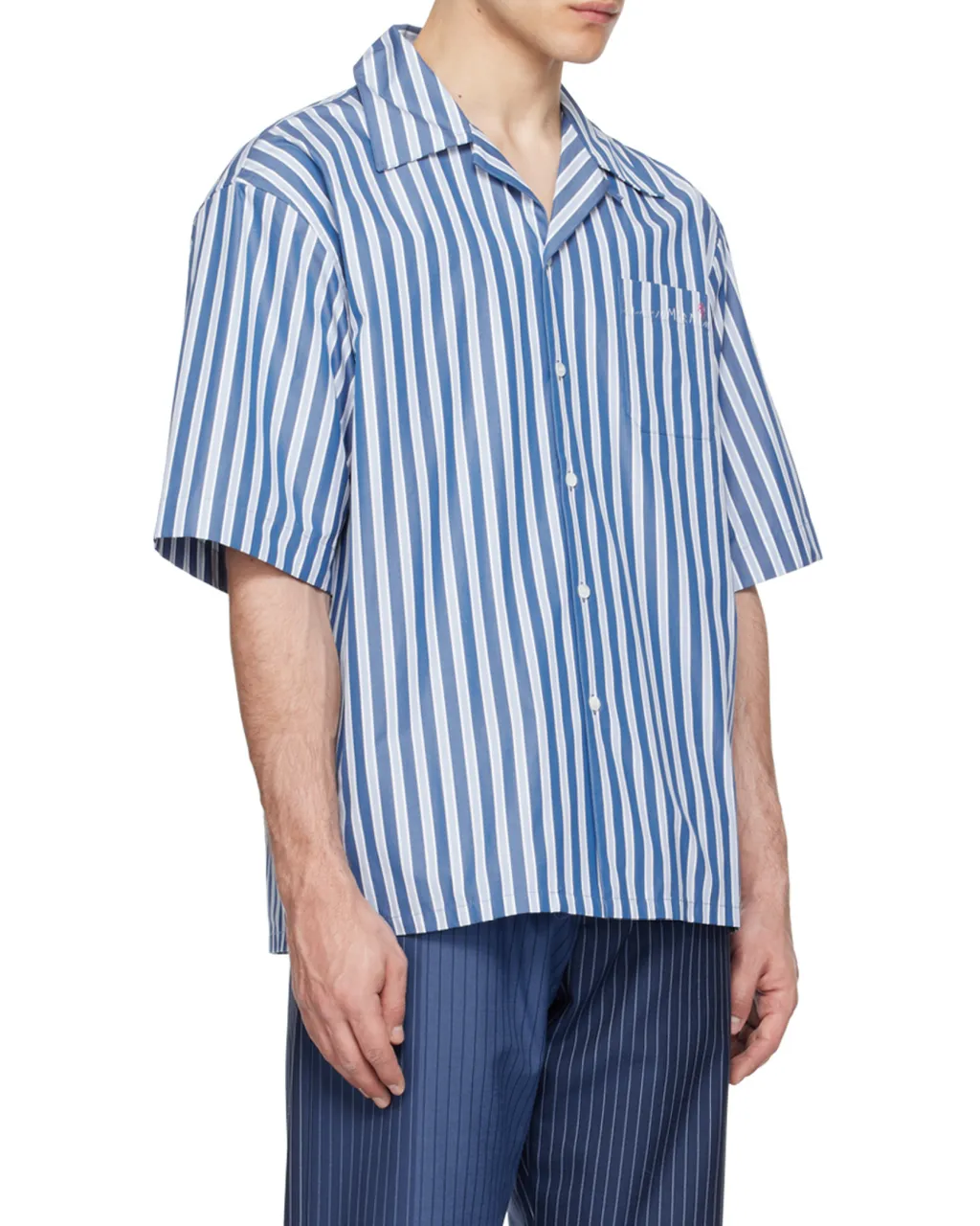 Striped Short-Sleeved Shirt
