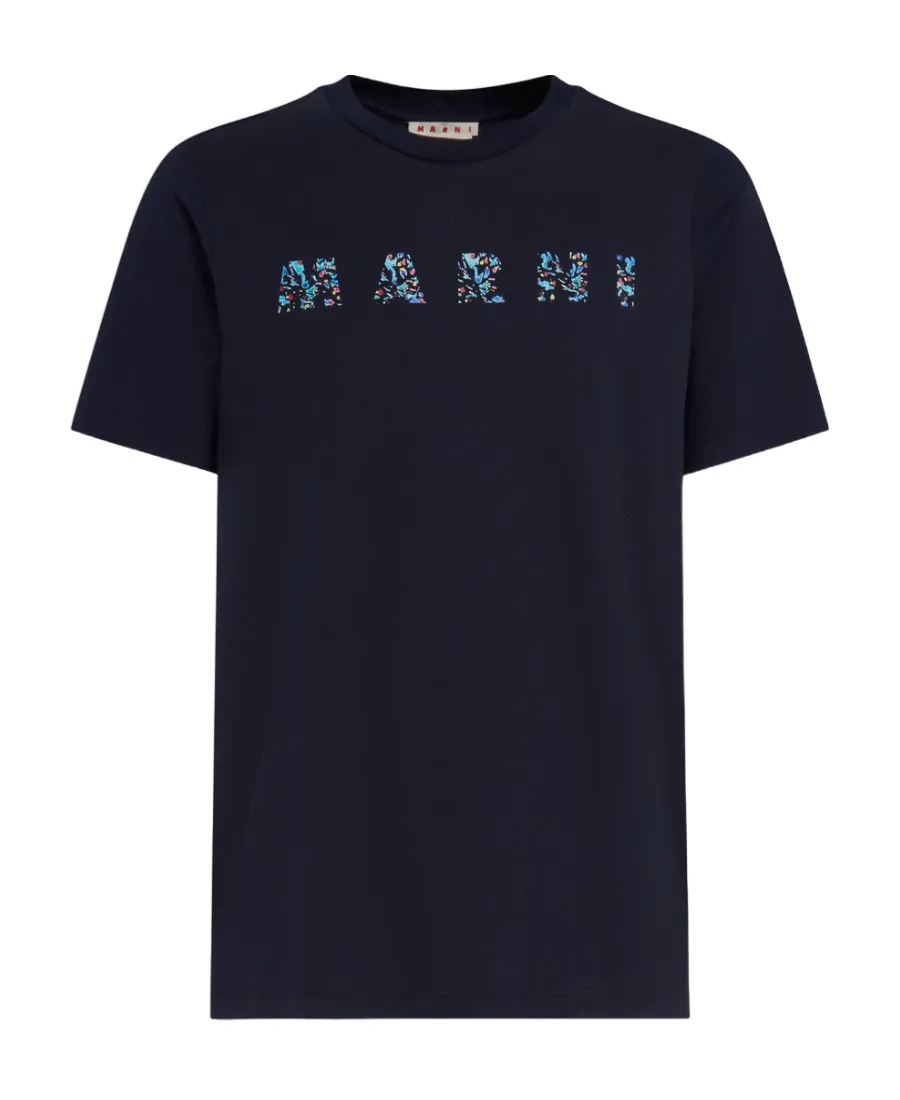Logo Printed Crewneck T-Shirt