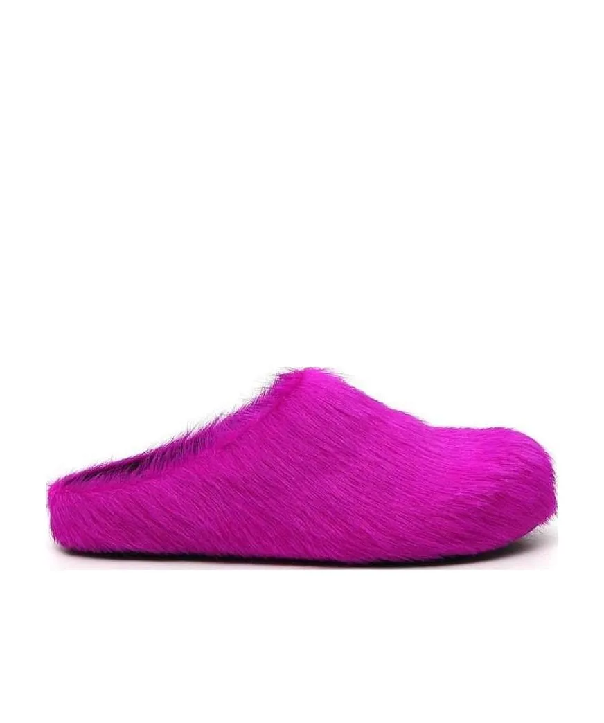 Fluffy Slip-On Mules