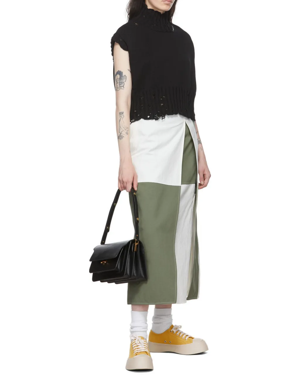 Trunk Foldover Medium Shoulder Bag