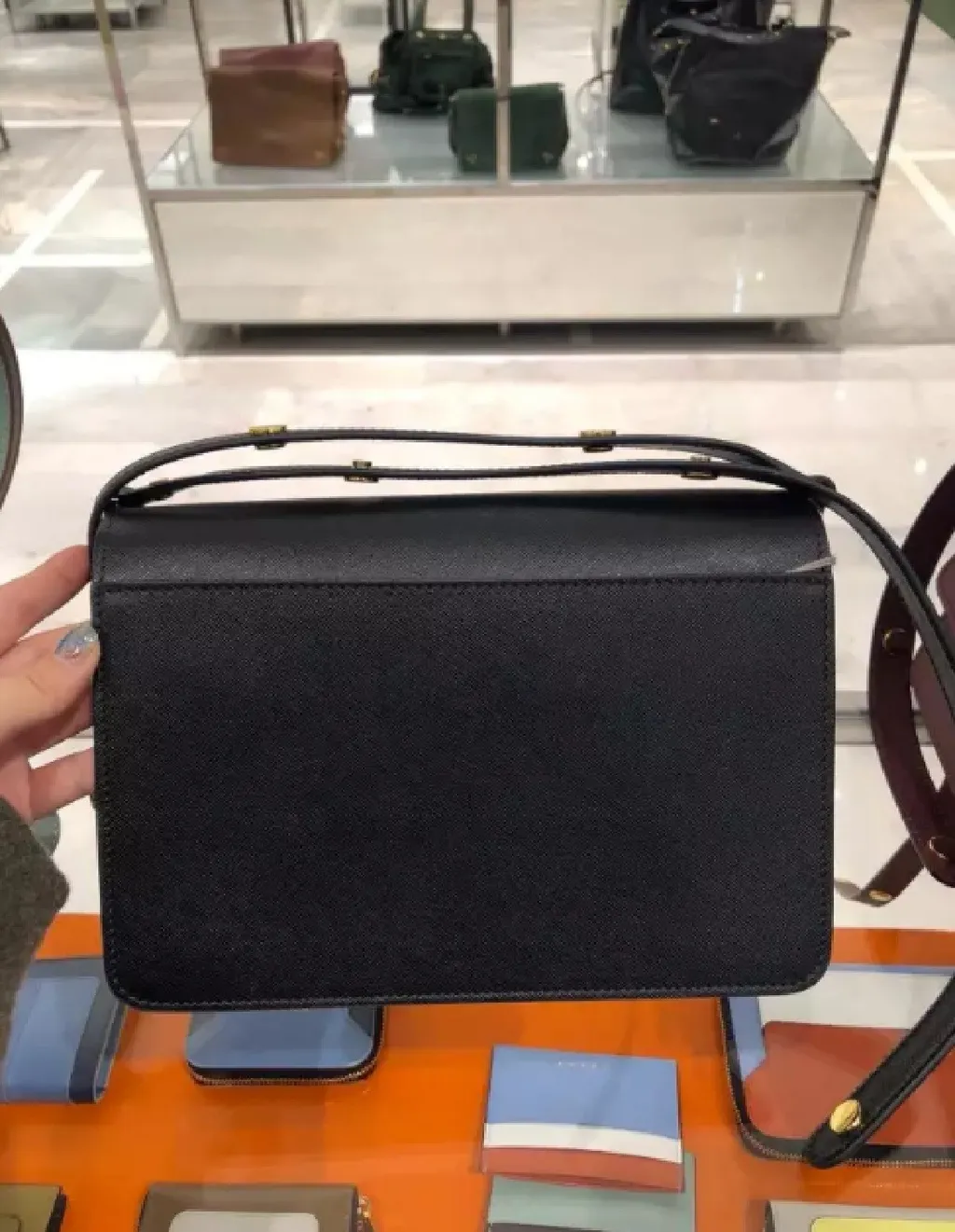 Trunk Foldover Medium Shoulder Bag