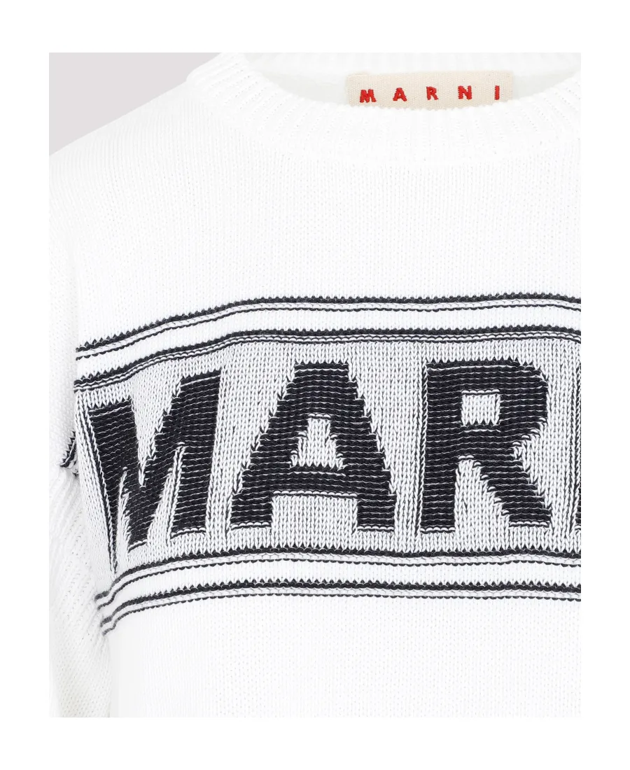 Cotton Sweater With Logo