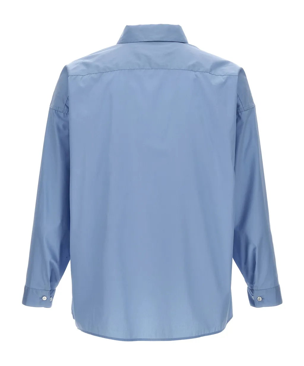 Logo Printed Long-Sleeved Shirt