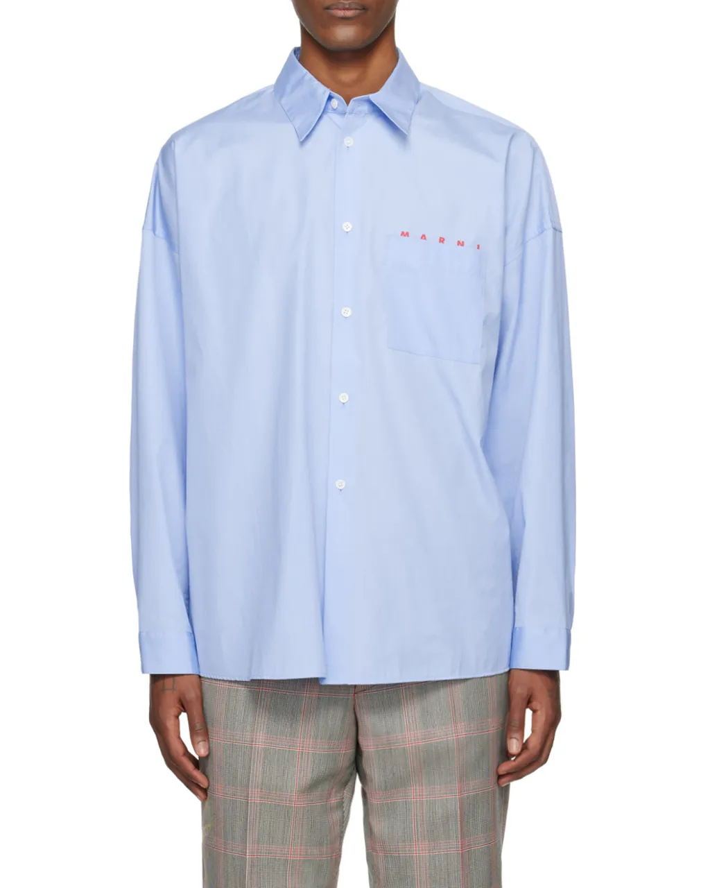 Logo Printed Long-Sleeved Shirt