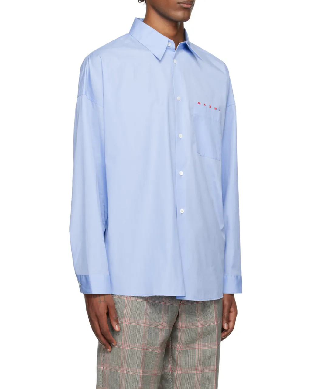 Logo Printed Long-Sleeved Shirt