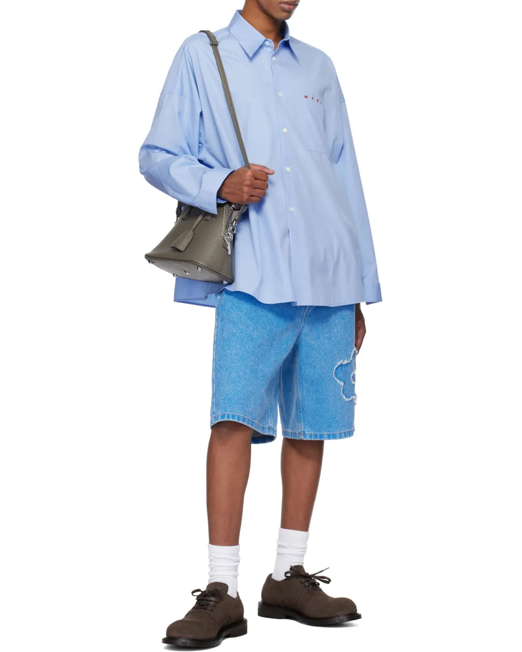 Logo Printed Long-Sleeved Shirt