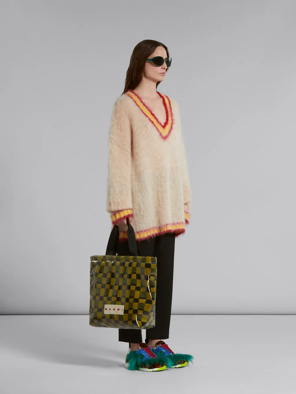 High Waist Cropped Trousers