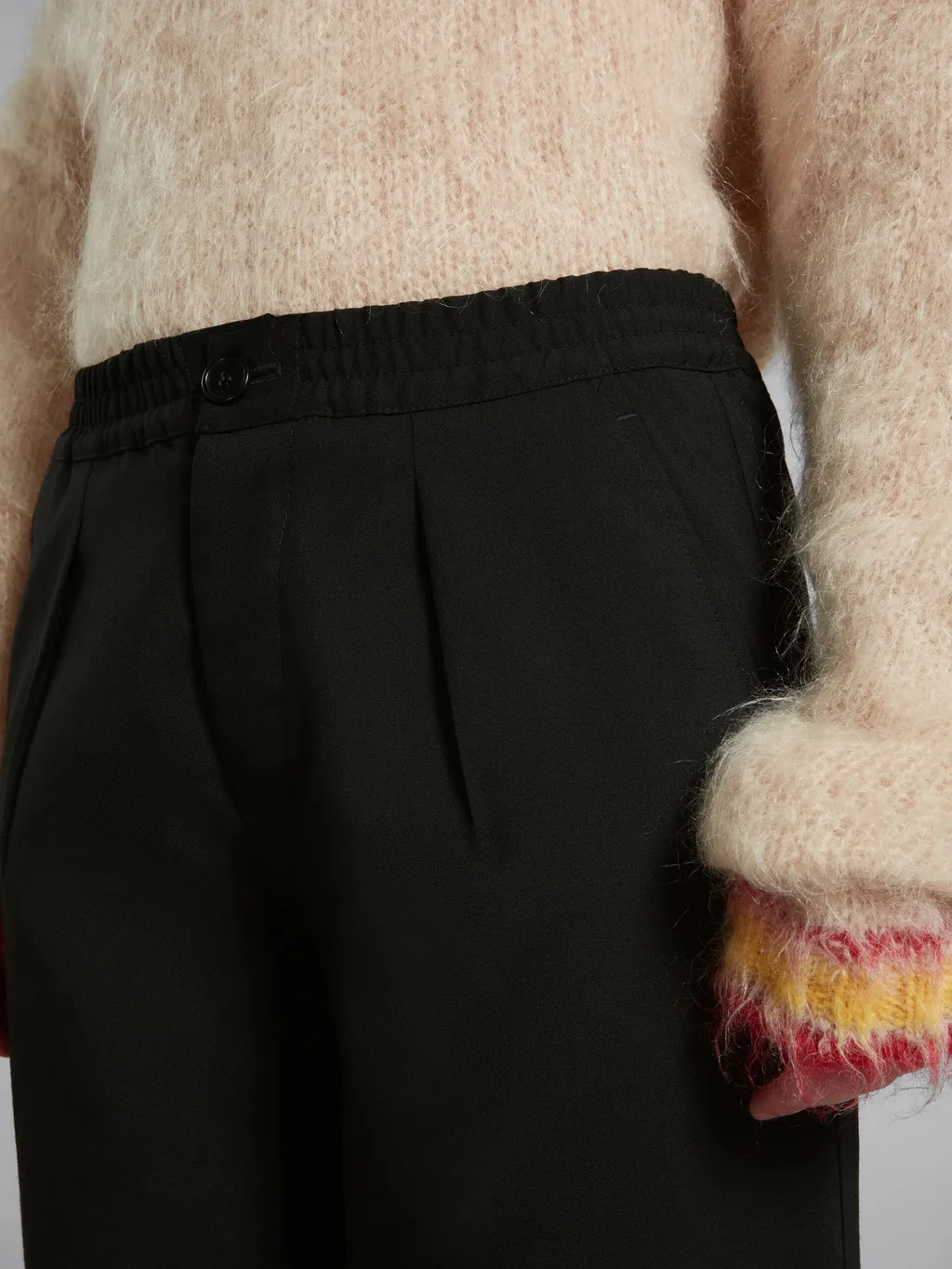 High Waist Cropped Trousers