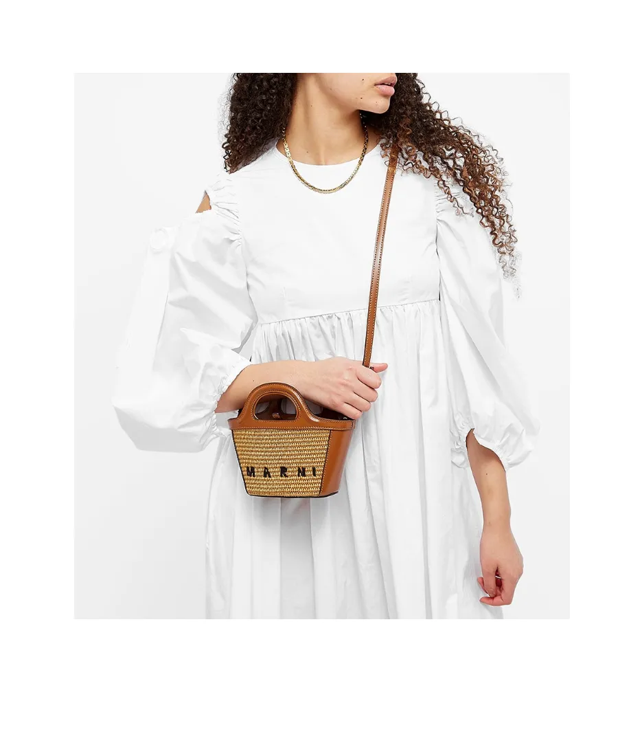 Tropicalia Logo Embroidered Micro Tote Bag