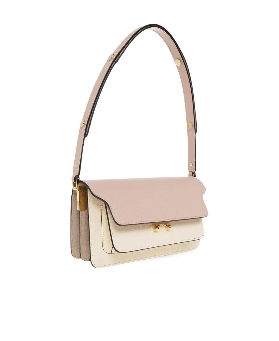 Trunk Foldover Shoulder Bag