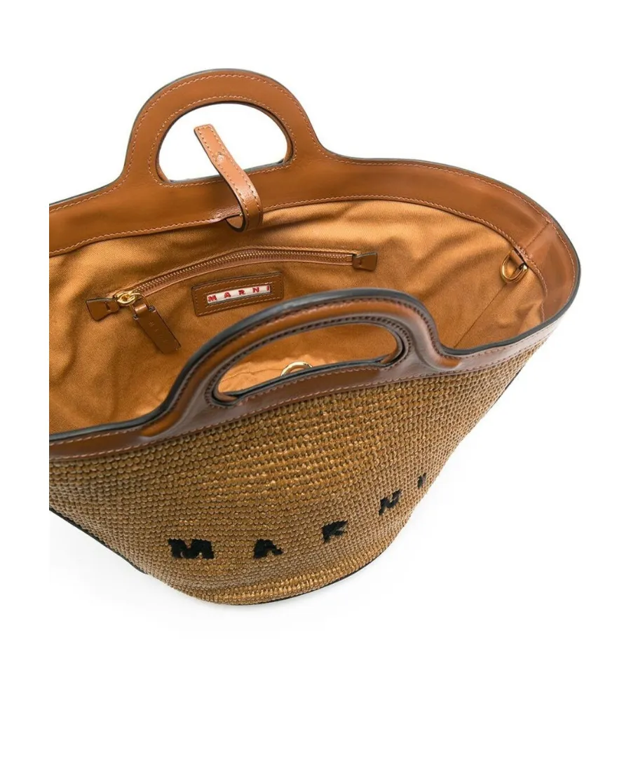 Tropicalia Logo Embroidered Small Tote Bag