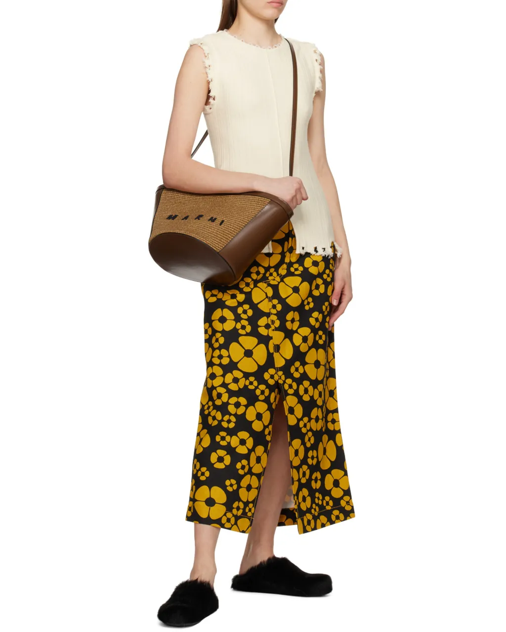 Tropicalia Logo Embroidered Small Tote Bag