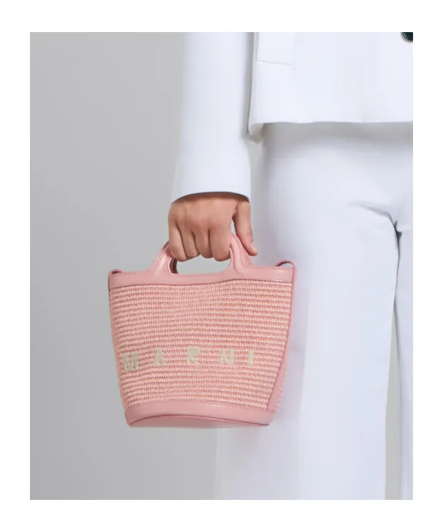 Logo Embroidered Bucket Bag