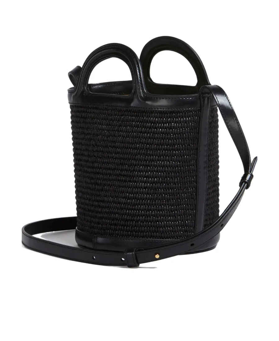 Logo Embroidered Bucket Bag