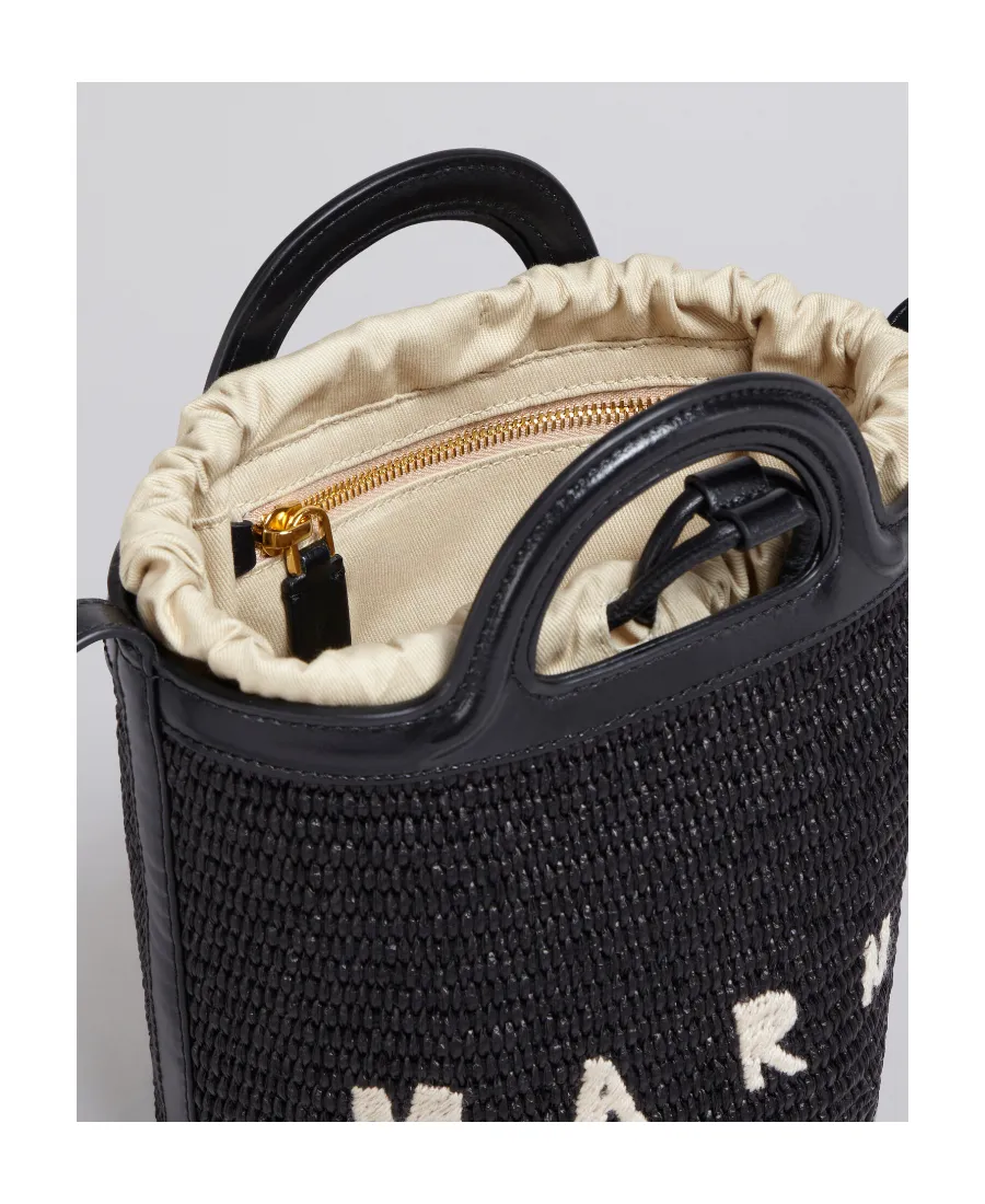 Logo Embroidered Bucket Bag