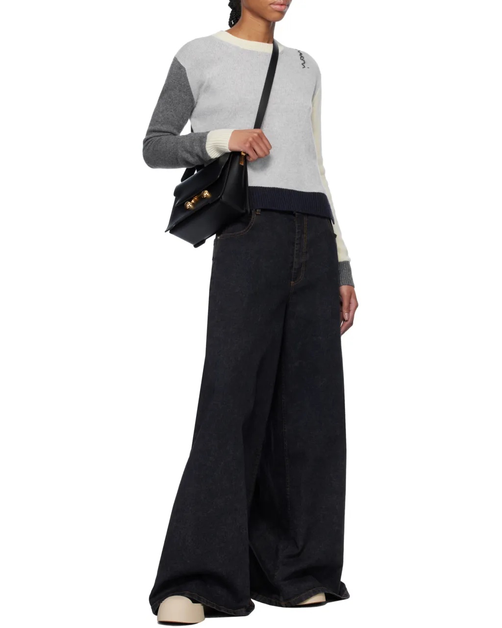 Trunkaroo Foldover Top Medium Shoulder Bag