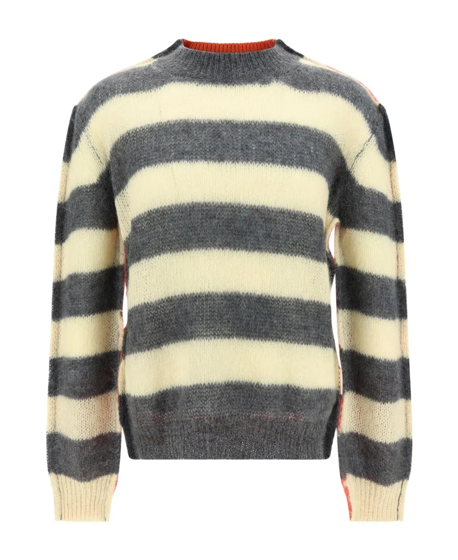 Striped Crewneck Knitted Jumper