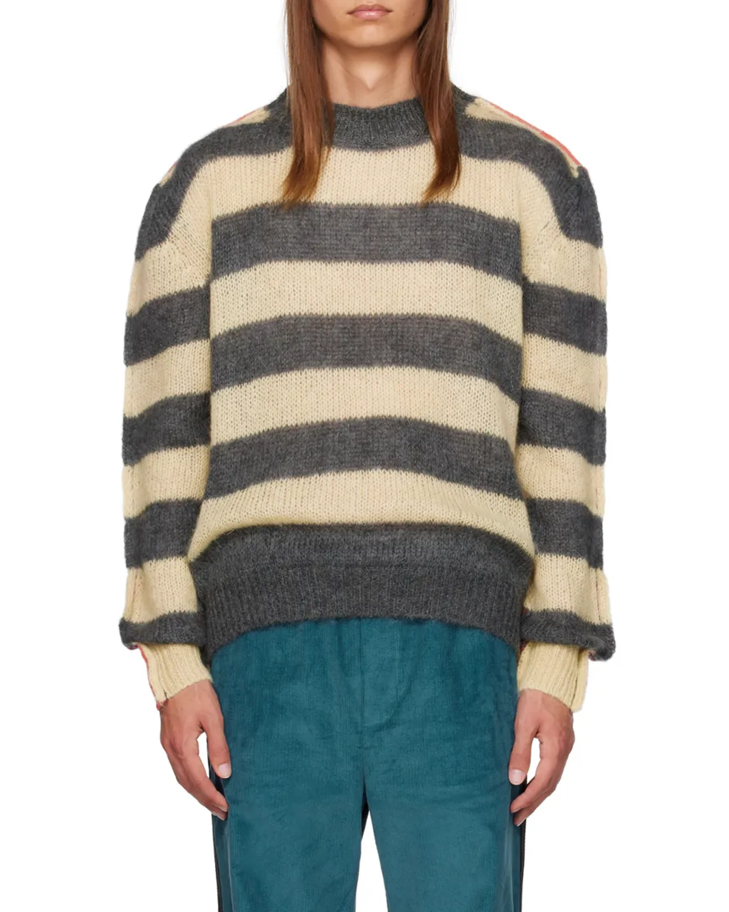 Striped Crewneck Knitted Jumper