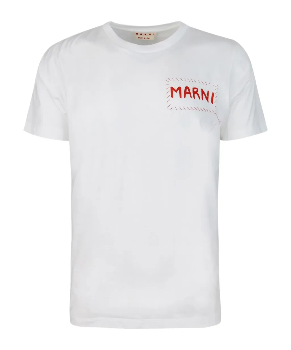 Logo Printed Crewneck T-Shirt