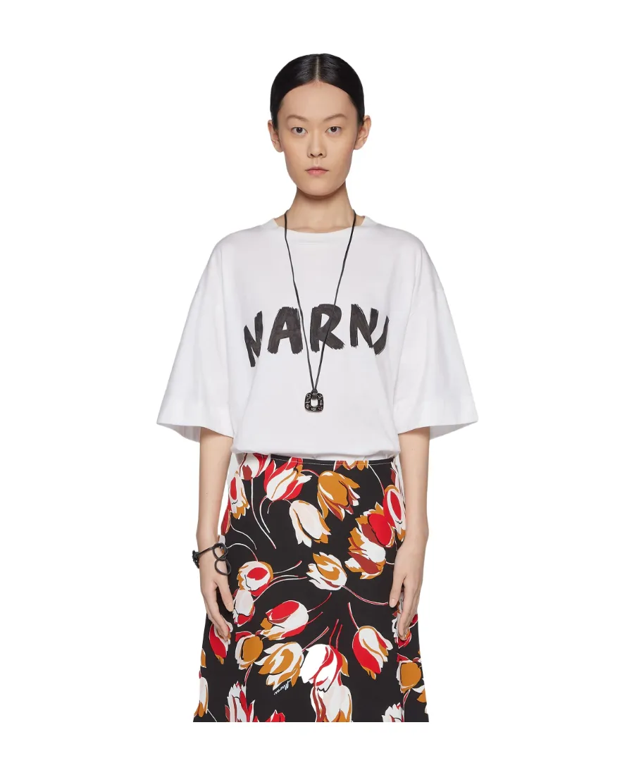 Logo Printed Crewneck T-Shirt