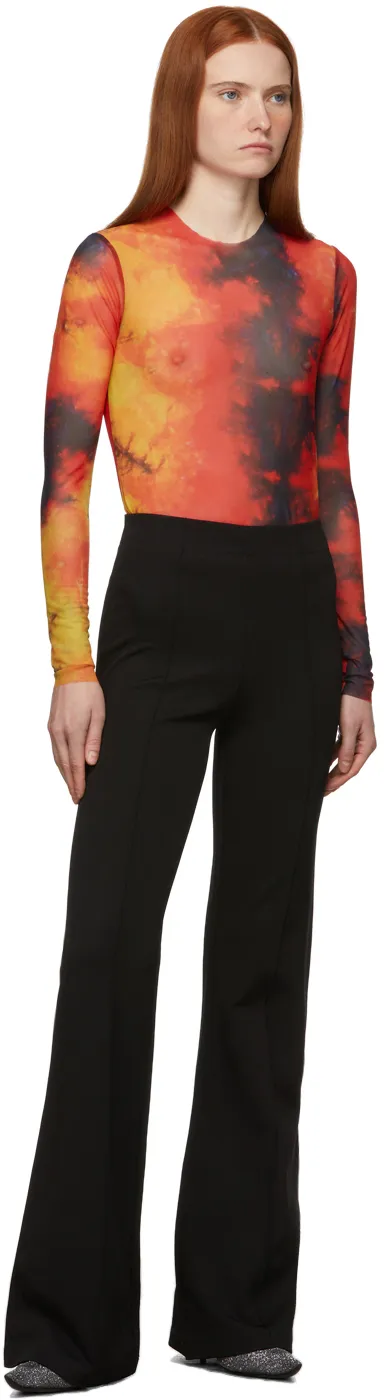 Mesh Long-Length T-Shirt