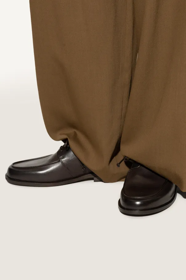Slip-On Lace-Up Shoes