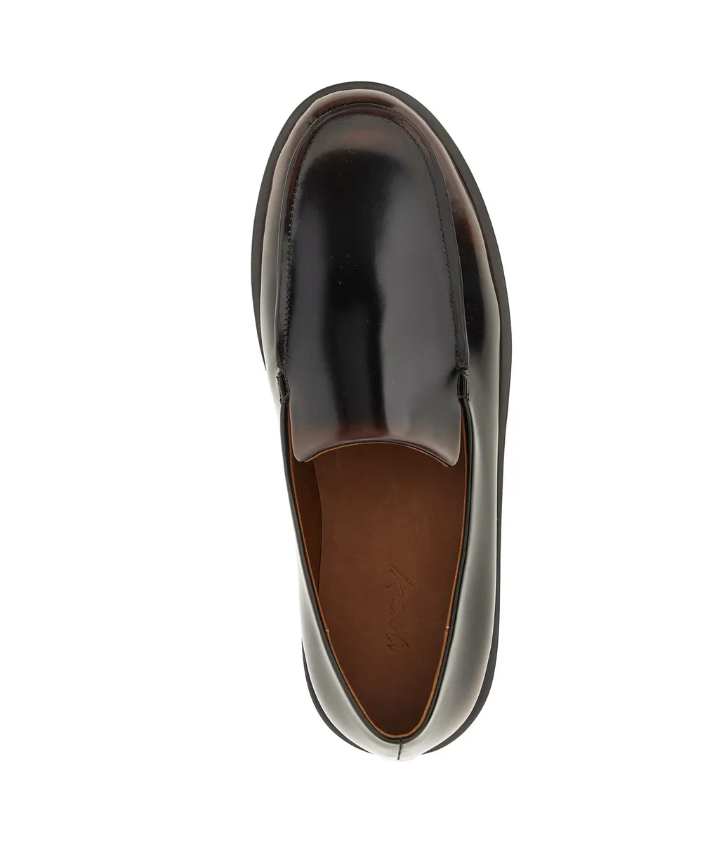 Polished-Leather Loafers