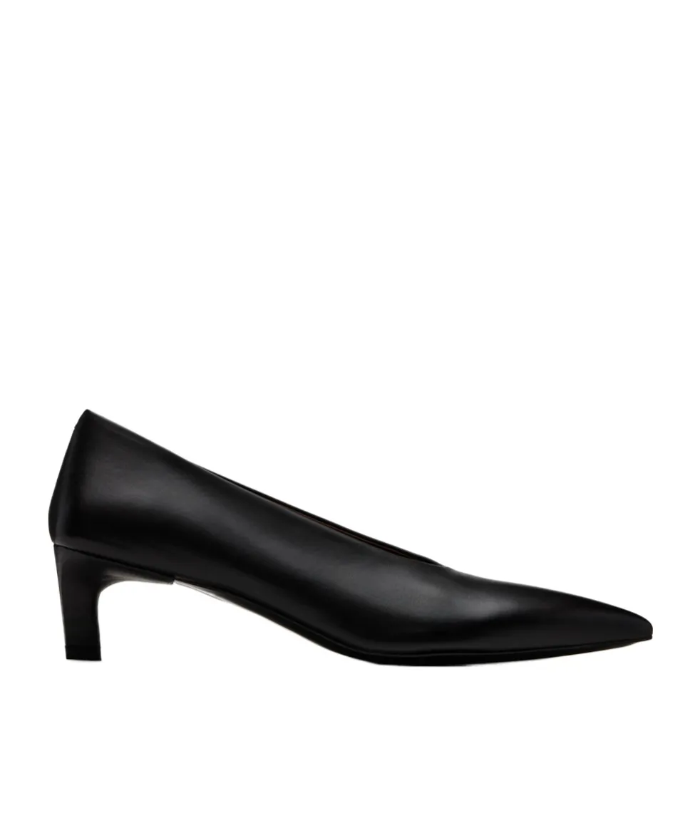 Heeled Leather Pumps
