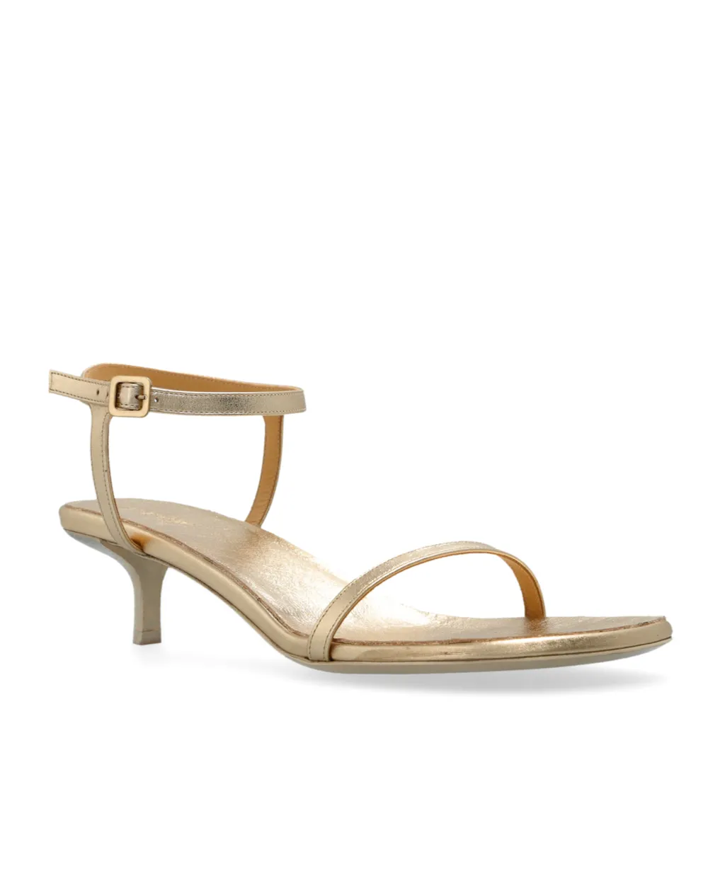 Heeled Buckle-Fastened Sandals