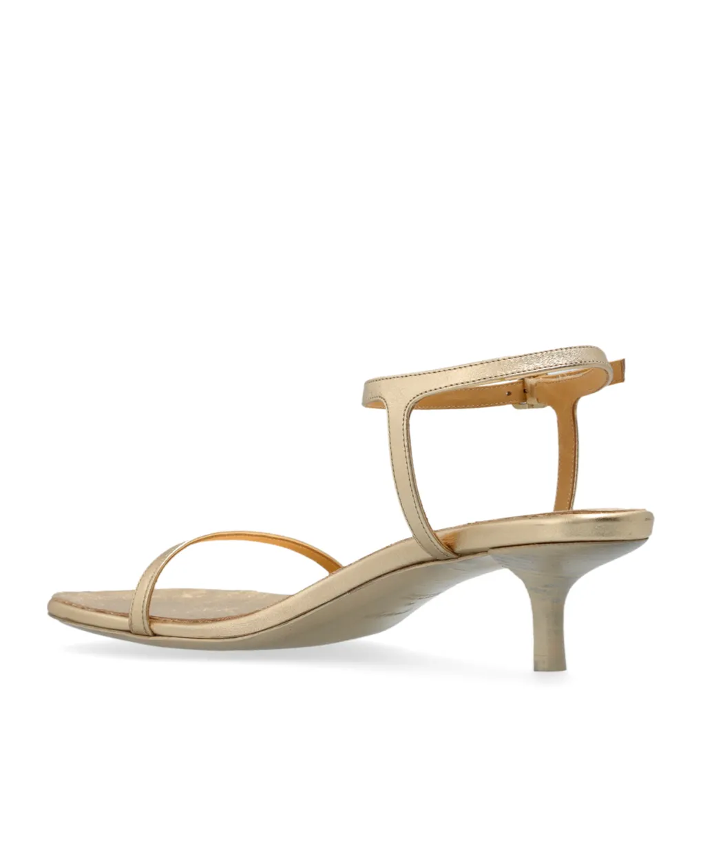 Heeled Buckle-Fastened Sandals