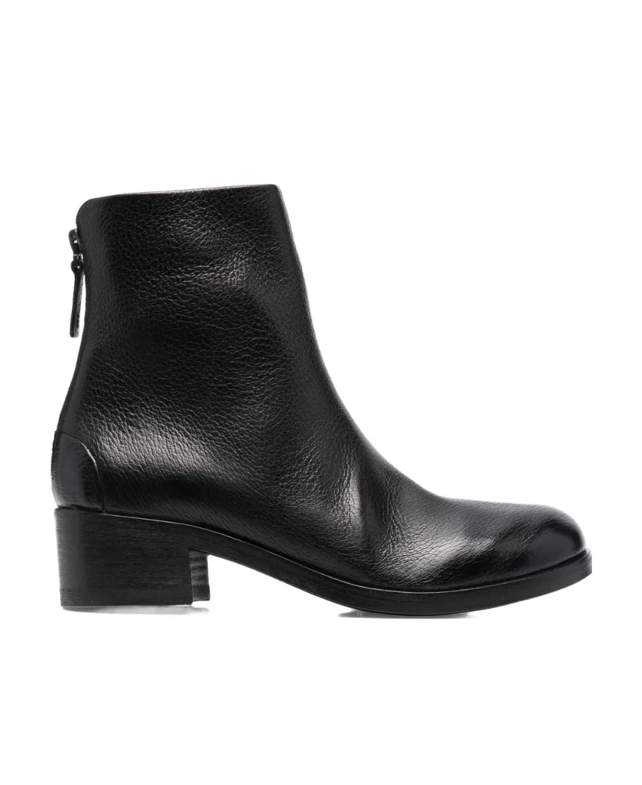Round Head Zipper Boots