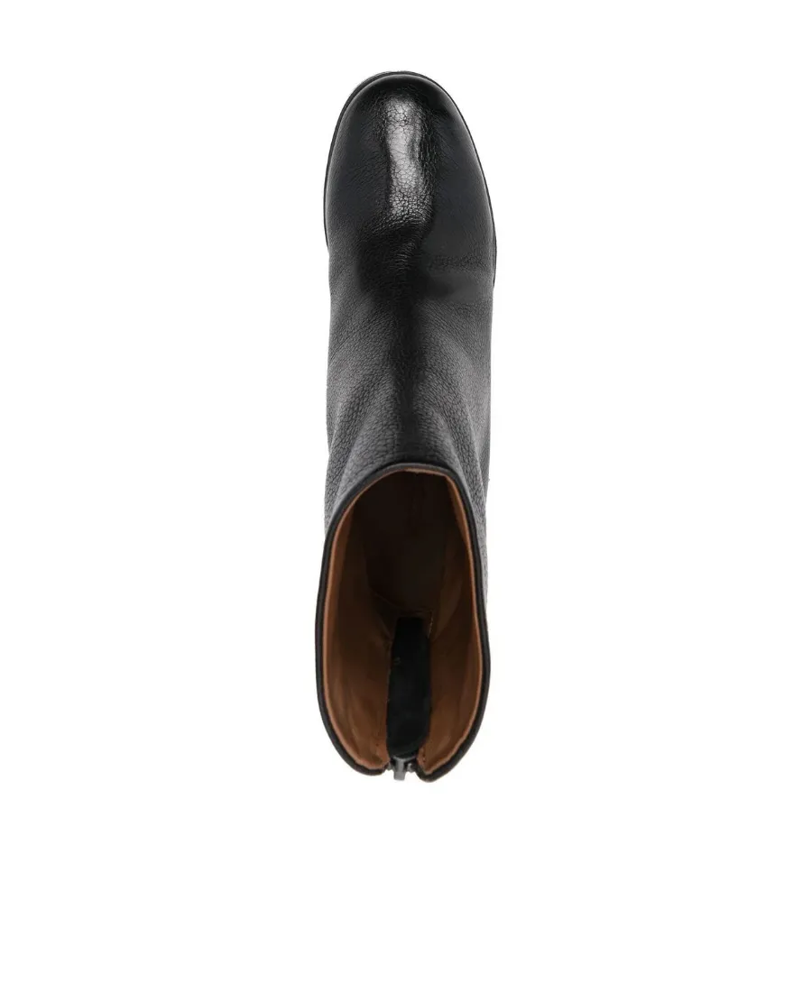 Round Head Zipper Boots