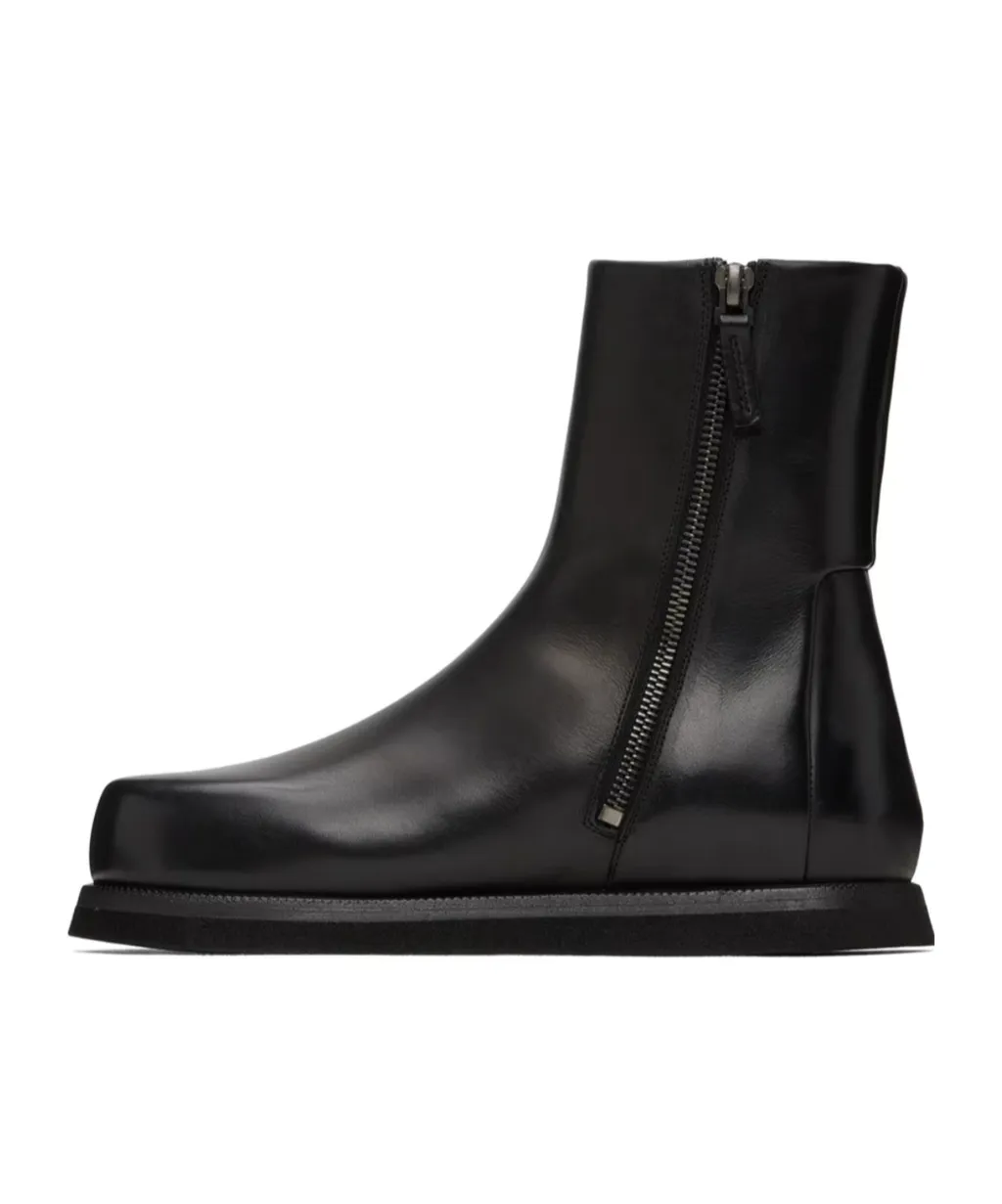 Zipper Ankle Boots
