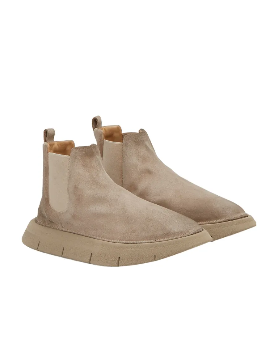 Round Toe Slip-On Boots